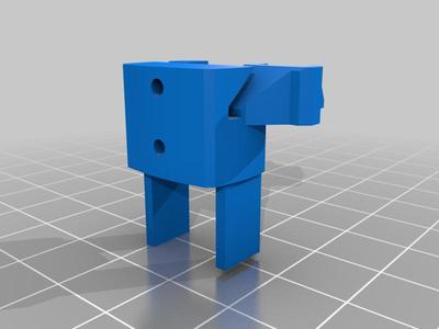 Ender 3 Vertical Camera/Endoscope Mount with LED