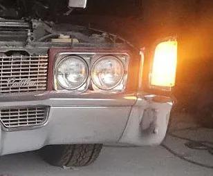 Turn signal shell/indicator cover for Cadillac Eldorado (1969/1970) Blinkerschale   