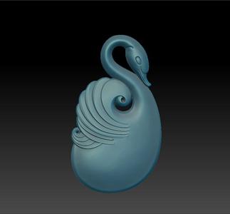 swan pendant