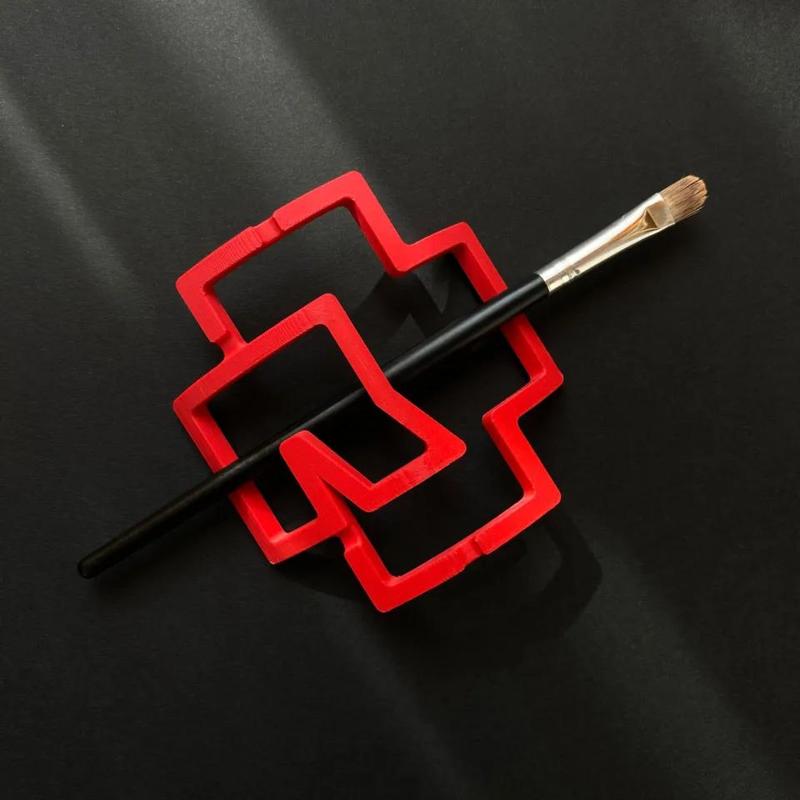 Rammstein logo hair pin   