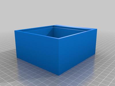Lithophane (100mmx 100mm) Light Box with USB LED touch dimmer with base