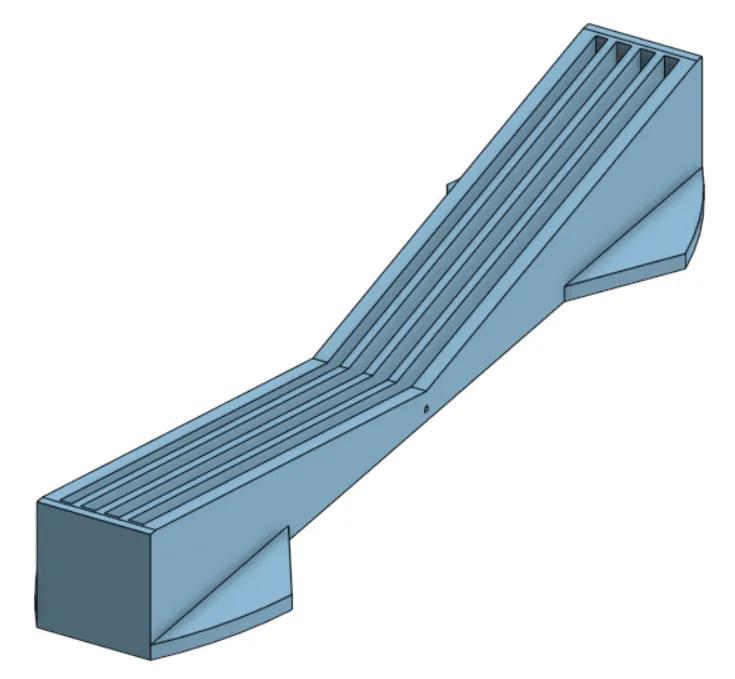 k1max buildplate stand w/ drainhole   