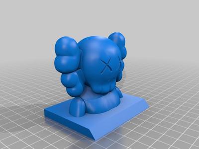 Kaws on stand 