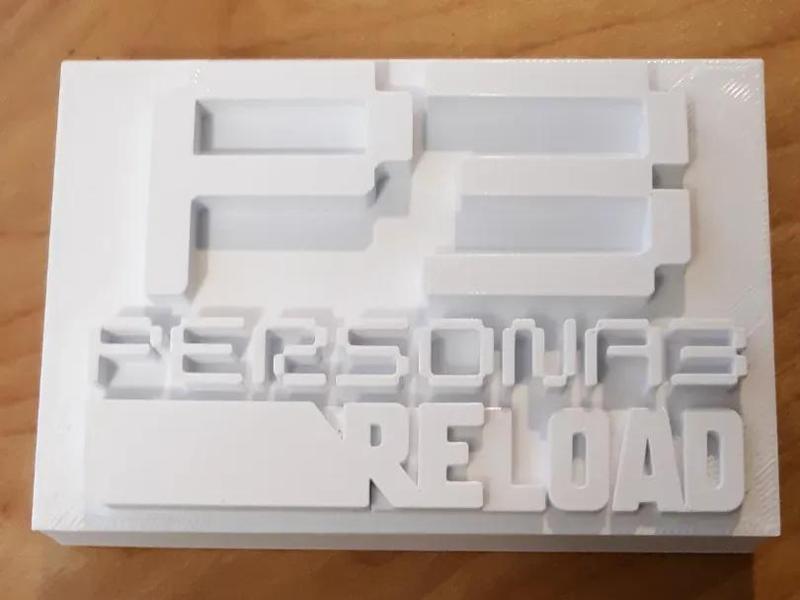 persona 3 reload logo sign   