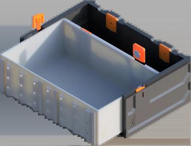 GEN2 115-2W-1H Decor Drawer   