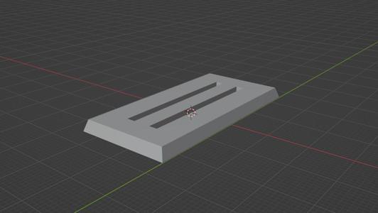 25X50 mm two slot carvery base