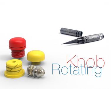 Rotating knob for Reamer