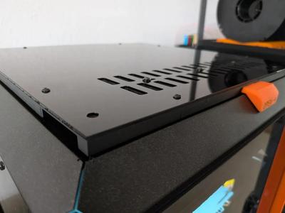 Prusa Core One Magnetic Top Cover Remix with no finger tabs   