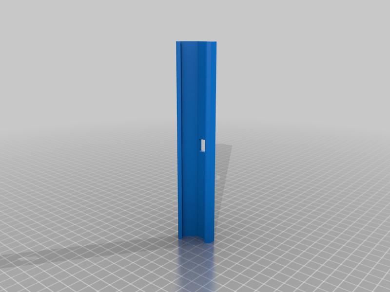 Ender 3 X/Z gantry rear LED profile