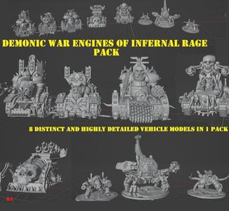 demonic  war-engines of rage pack