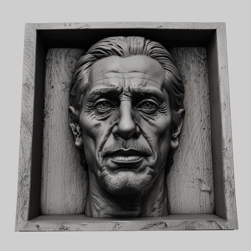 Al Pacino head relief actor
