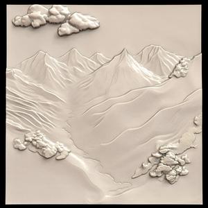 3D Model STL File for CNC Router/Laser & 3D Printer A Mountain Where People Claim to Have Seen Angels