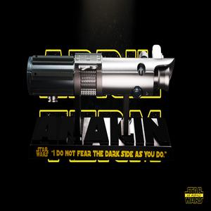 Anakin Skywalker Lightsaber Sculpture - Star Wars 3D Models - Tested and Ready for 3D printing
