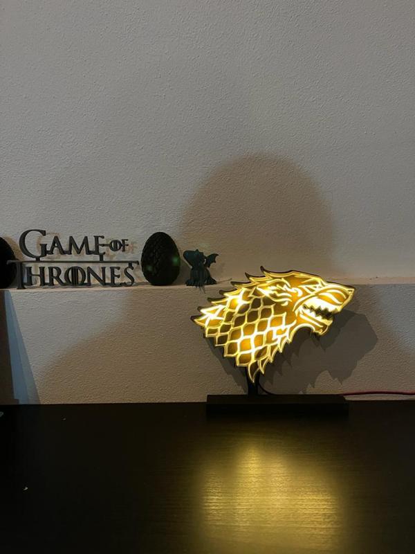 GOT Stark Game of Thrones - LED Lamp/Diffuser