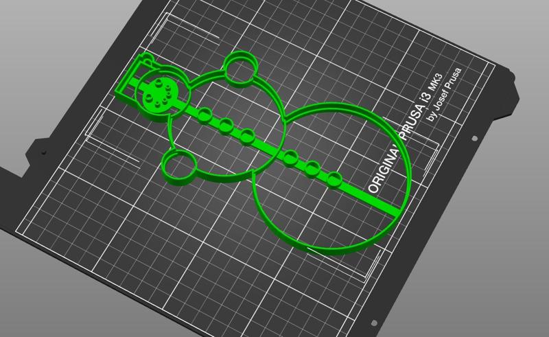 Vykrajovátko sněhulák/Snowman cutter