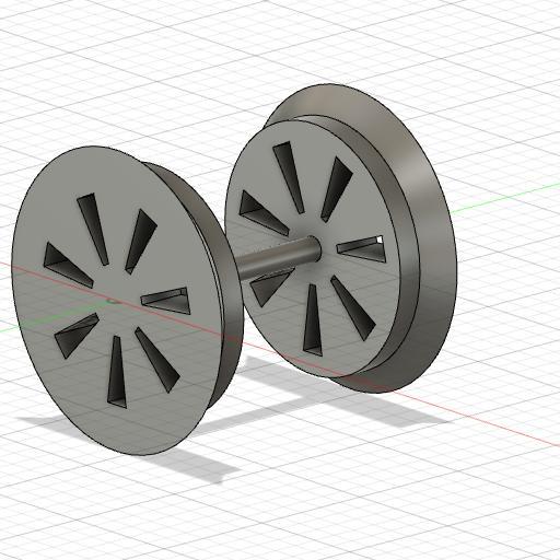 Model Train Wheel