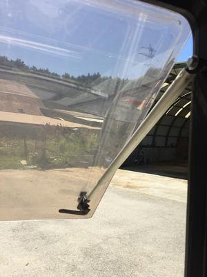 Motorhome telescopic pole sledge locking mechanism
