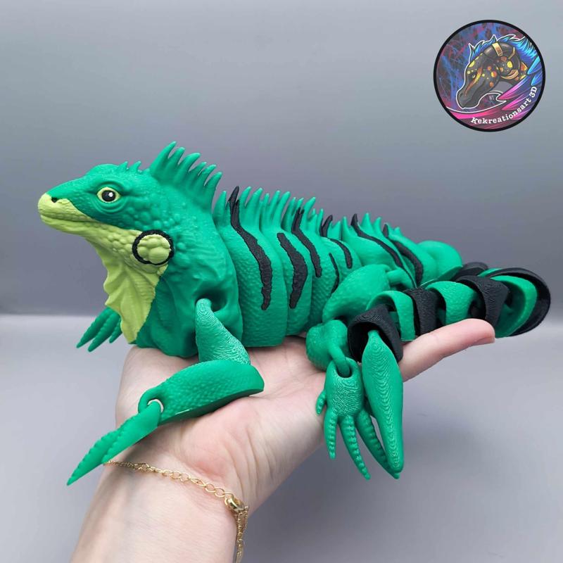 Flexi iguana, Articulated iguana