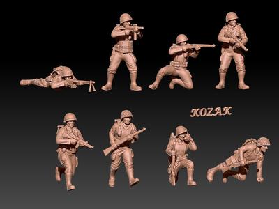 ww2 us infantry & rangers set 2