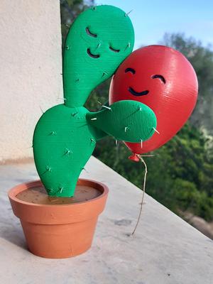 Fico d'India e palloncino