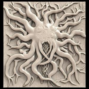 3D Model STL File for CNC Router/Laser & 3D Printer A Creature Made of Roots that Crawls at Night to Strangle Its Victims