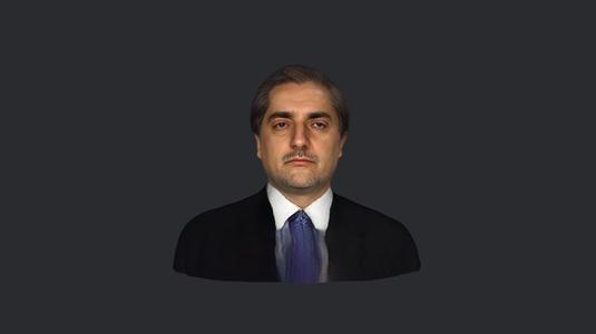 Abdullah Abdullah-bust/head/face ready for 3d printing