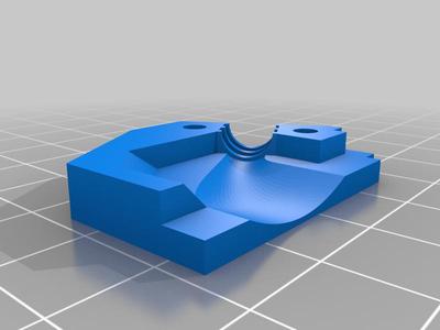 Prusa i3 MK3S 60 degree heatbed cable cover (more space for cable lugs)