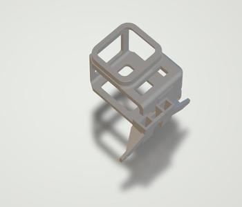 Betafpv 95x v2 Go pro hero 5 6 7 black mount