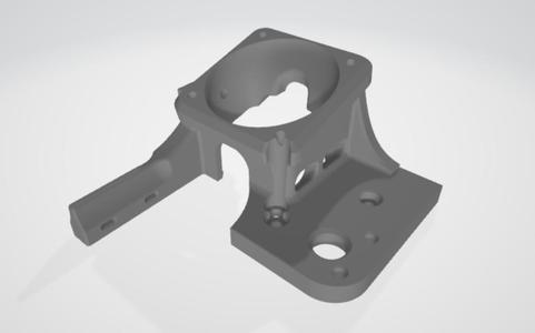 Part cooling mount with fixes for Ender 3 V2