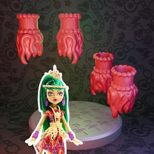 Monster High Ghouls Getaway Jinafire Long doll bracelets replacement