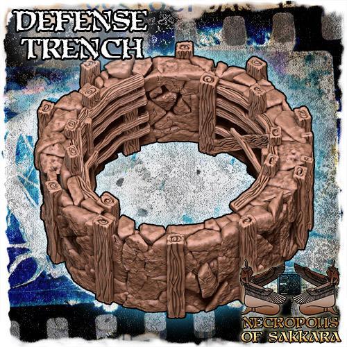Fantasy and Medieval Defense Trench