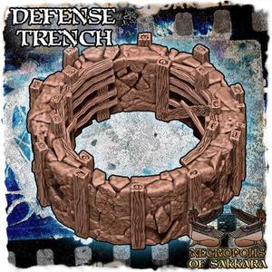 Fantasy and Medieval Defense Trench