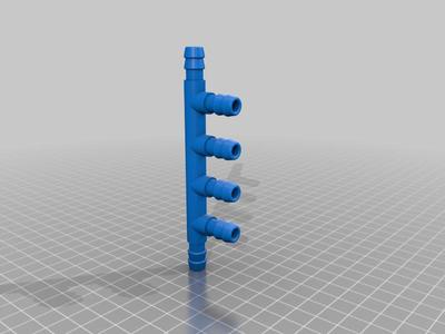 8mm Barbed Pipe 5 Way Splitter