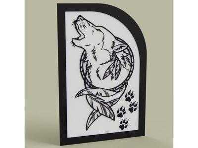 tableau loup