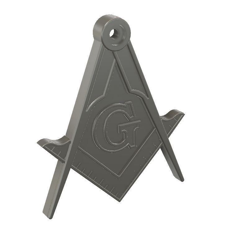 Masonic Keychain Fob