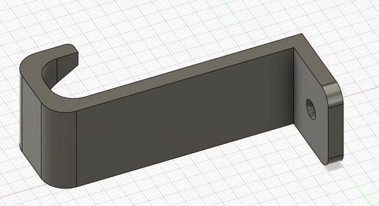 Under cabinet kitchen towel hanger
