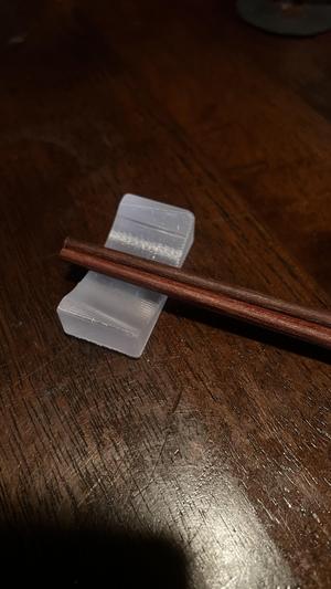 "Glass" Chopstick Holder