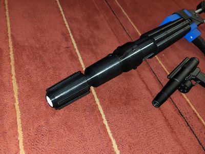 Captain Power and the Soldiers of the Future Biomech Rifle Gun