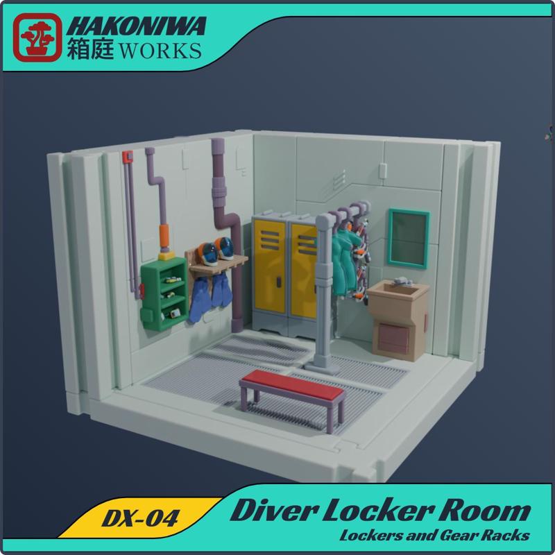Diver Locker Room - Lockers and Gear Racks