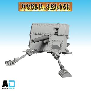 British 2 pound Anti Tank Gun