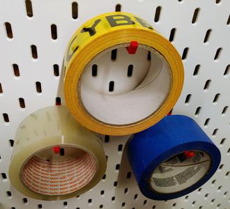 50mm Tape Holder / Hook for Pegboard / Skadis