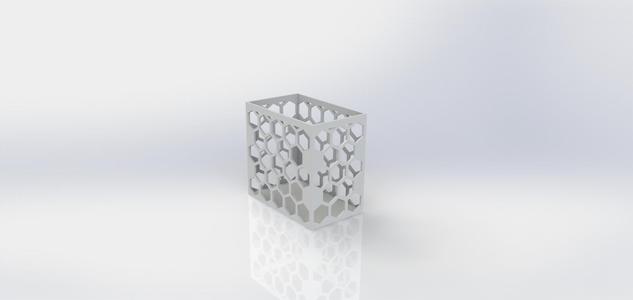 Decorative waste basket