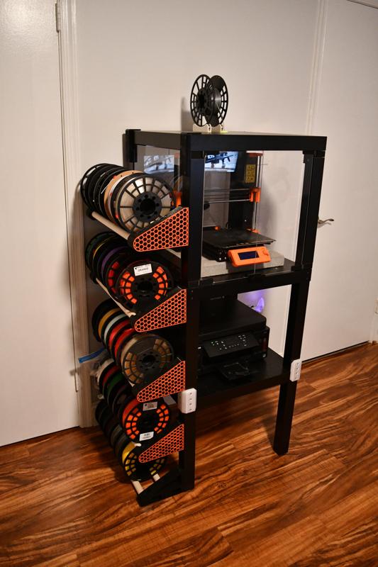 LACK Filament Storage Brackets - with hexagons!