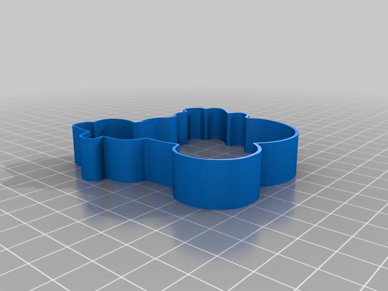 Cooky Cutter to write thank you in