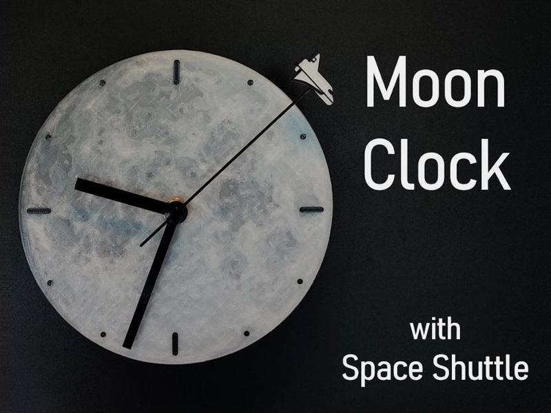 Moon Clock (Glows in the Dark)