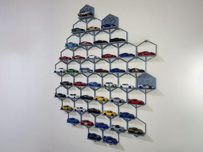 Wall Mount Display for Hot Wheels