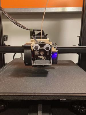 Ender 3 S1 5015 fan mount with right side inline CR-Touch