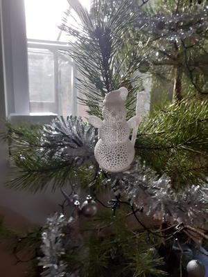Sněhulák santa voronoi -snowman