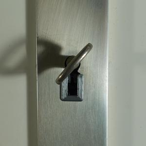 key in keyhole holder