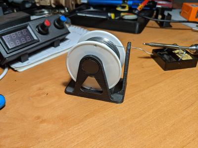Solder spool holder